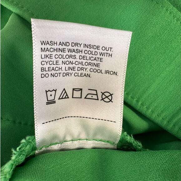 Rafaella Womens Size 14 Green Cropped Pants Viscose Stretch Blend - Picture 7 of 9